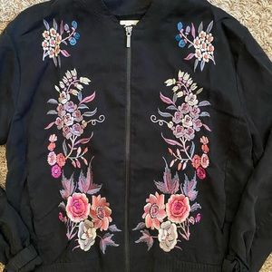 Floral Bomber jacket